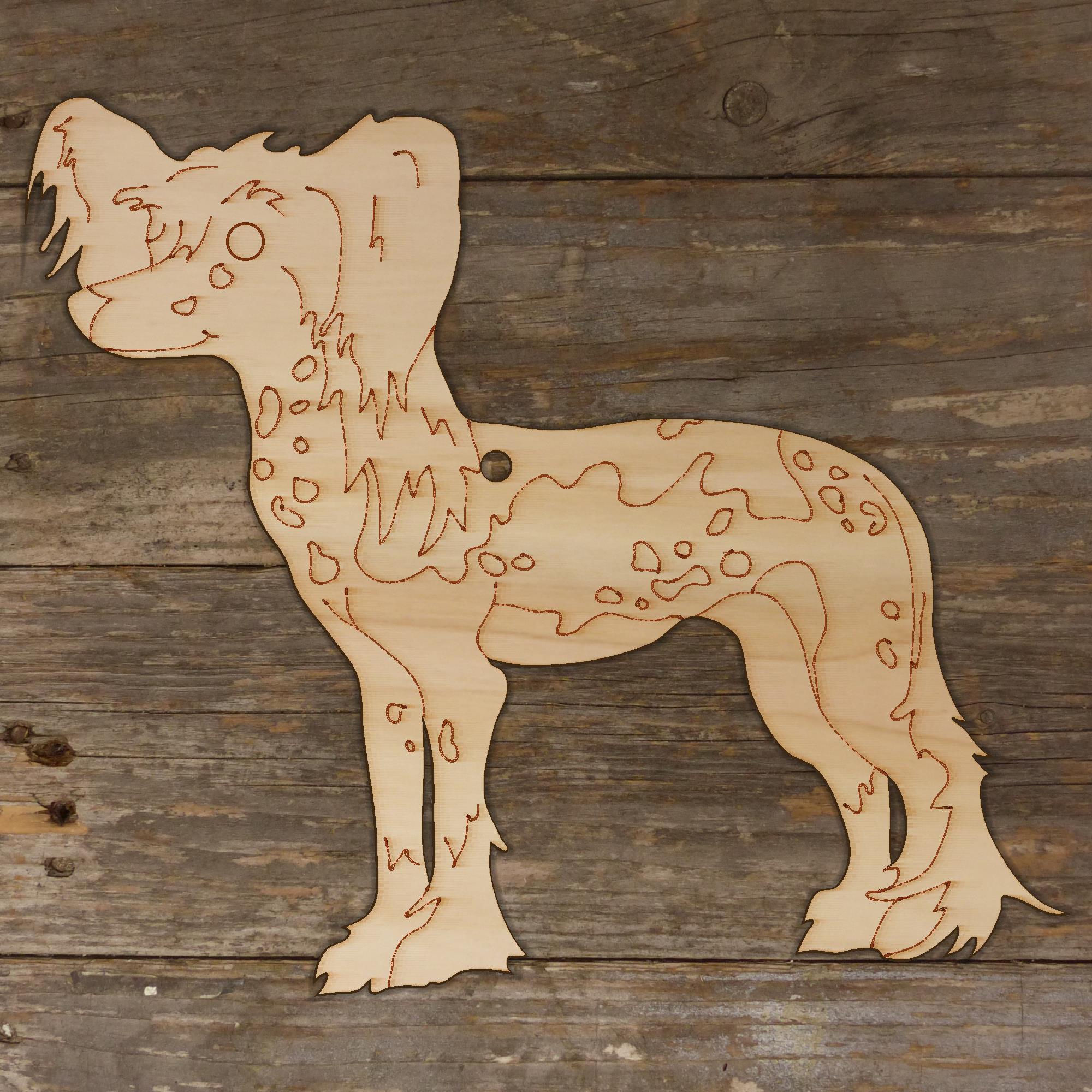10 x animaux domestiques en bois à crête chinoise forme artisanale debout 3 mm plis - Photo 4/4